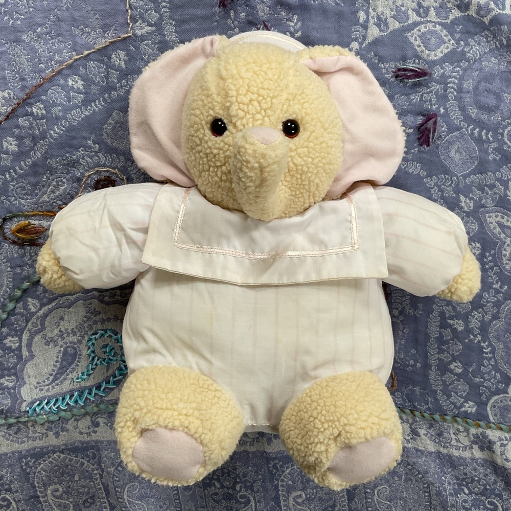 Vintage Dakin Baby Elephant Plush Fraser Collection 12”